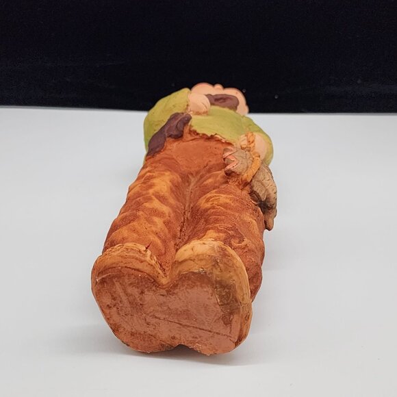 Koreart Resin Hand Painted Figure Fisherman With Fish 10" VTg - Picture 8 of 8